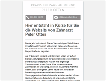 Tablet Screenshot of praxis-otten-ffm.de
